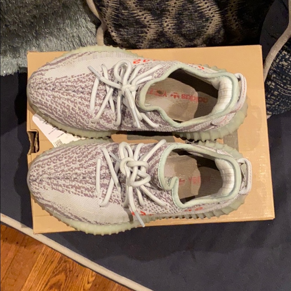 COPY - Yeezy Boost 350 V2 Blue Tint Size 5 - Picture 2 of 12